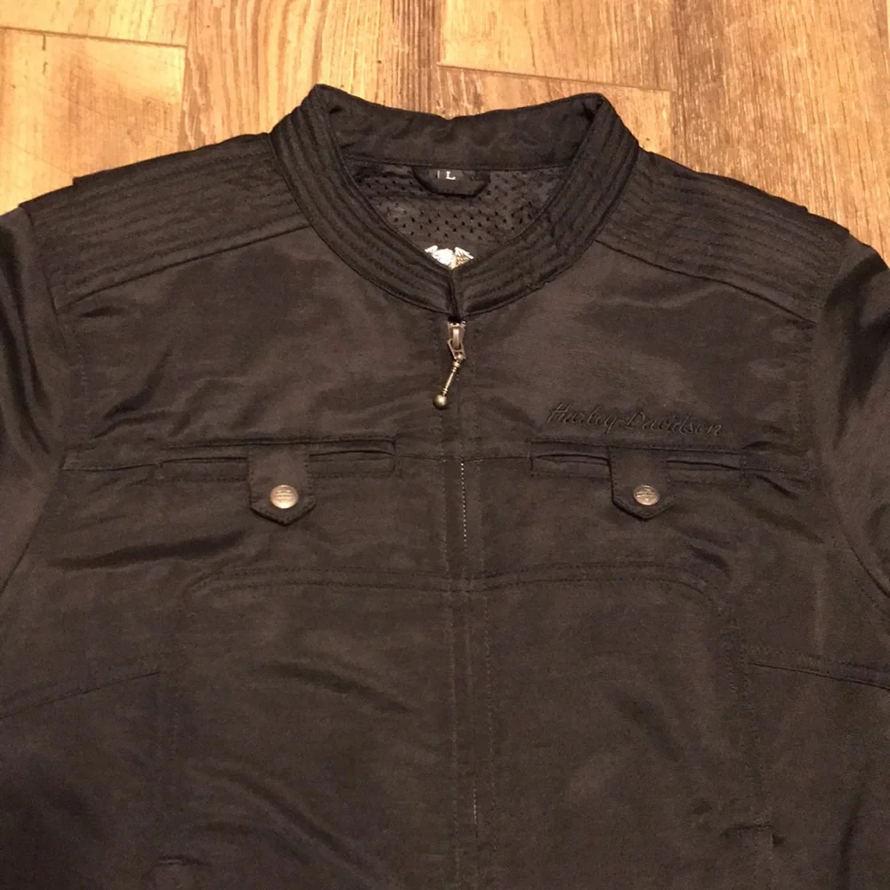 Harley Davidson Soft Shell Riding Jacket Mesh - Picture 4 of 9